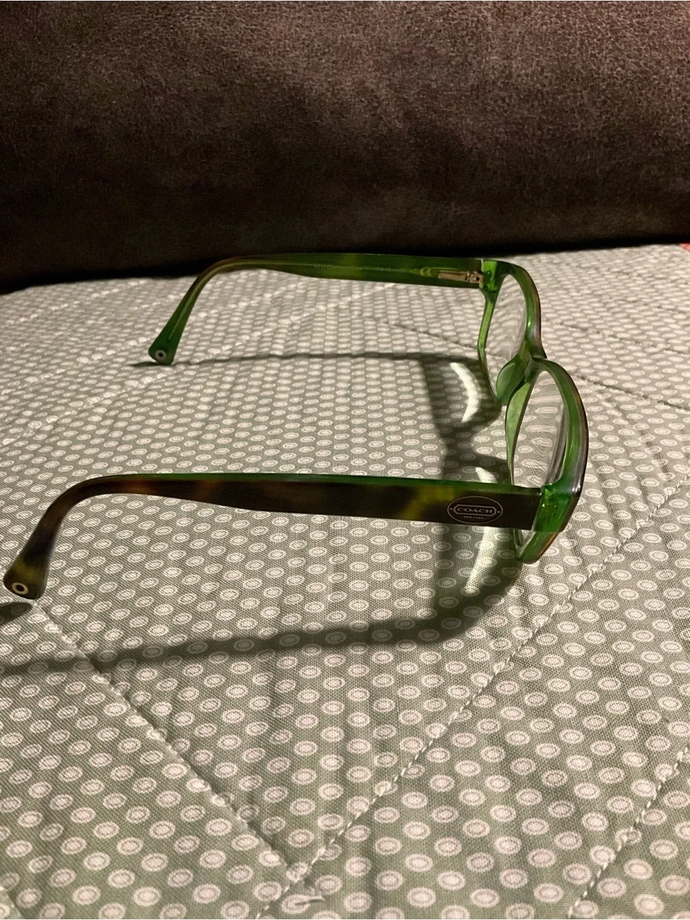 Coach Green Square Eyeglass Frame